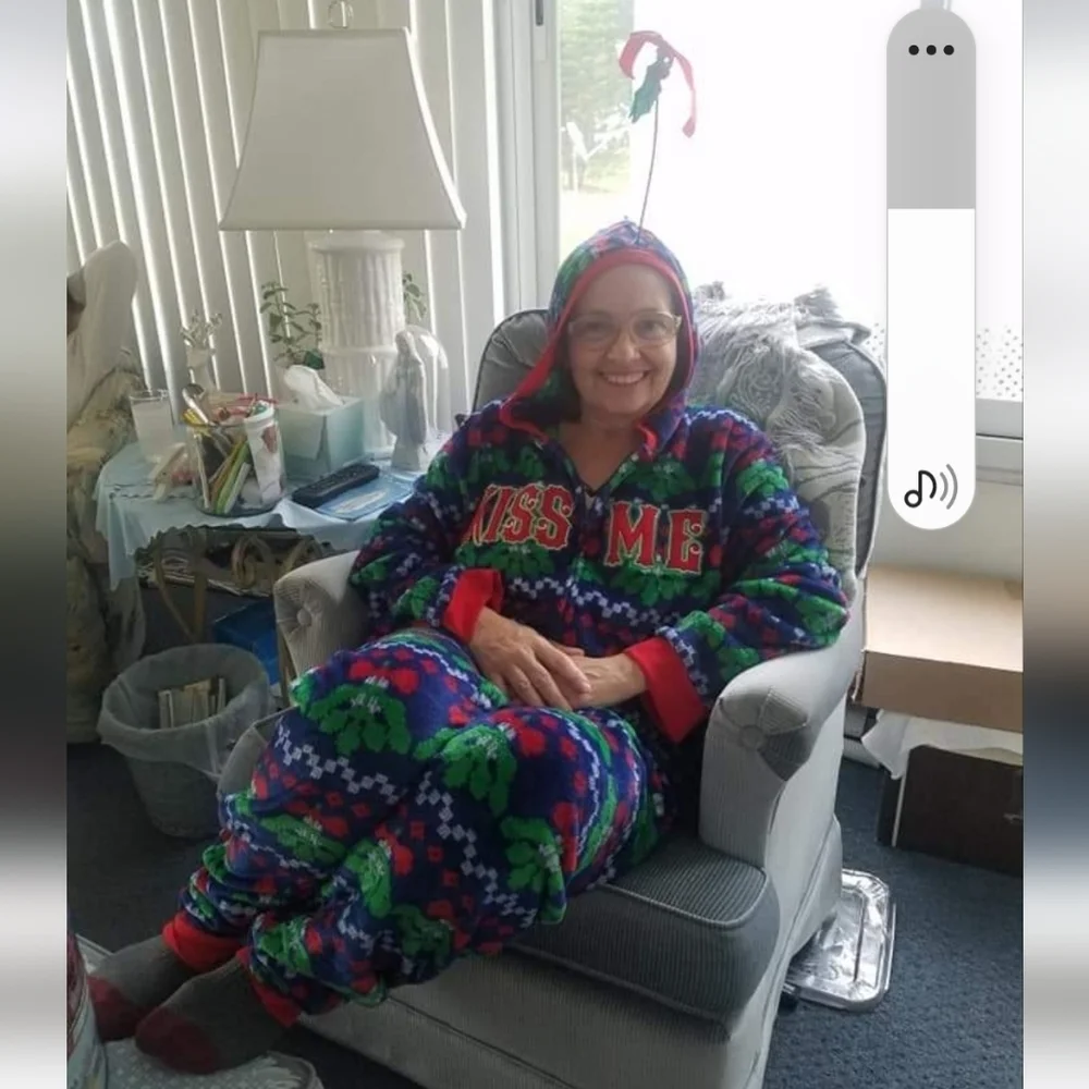 MISTLETOE ONESIE PAJAMAS